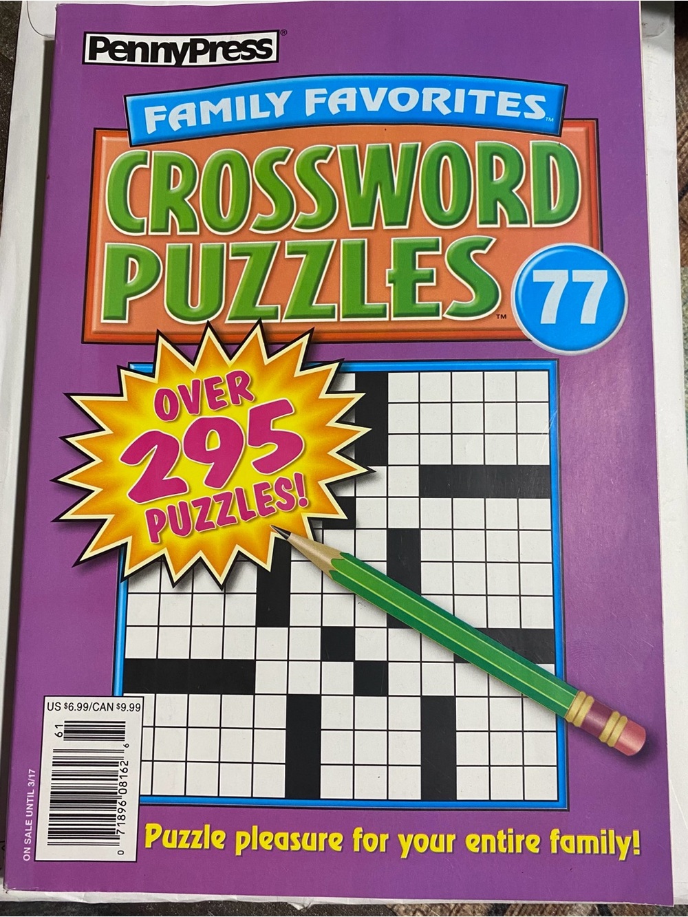Family Favorites Crossword Puzzles 77 — Purple